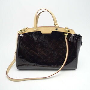Louis Vuitton Bag Vernis Patent Brea Amaranth Purple